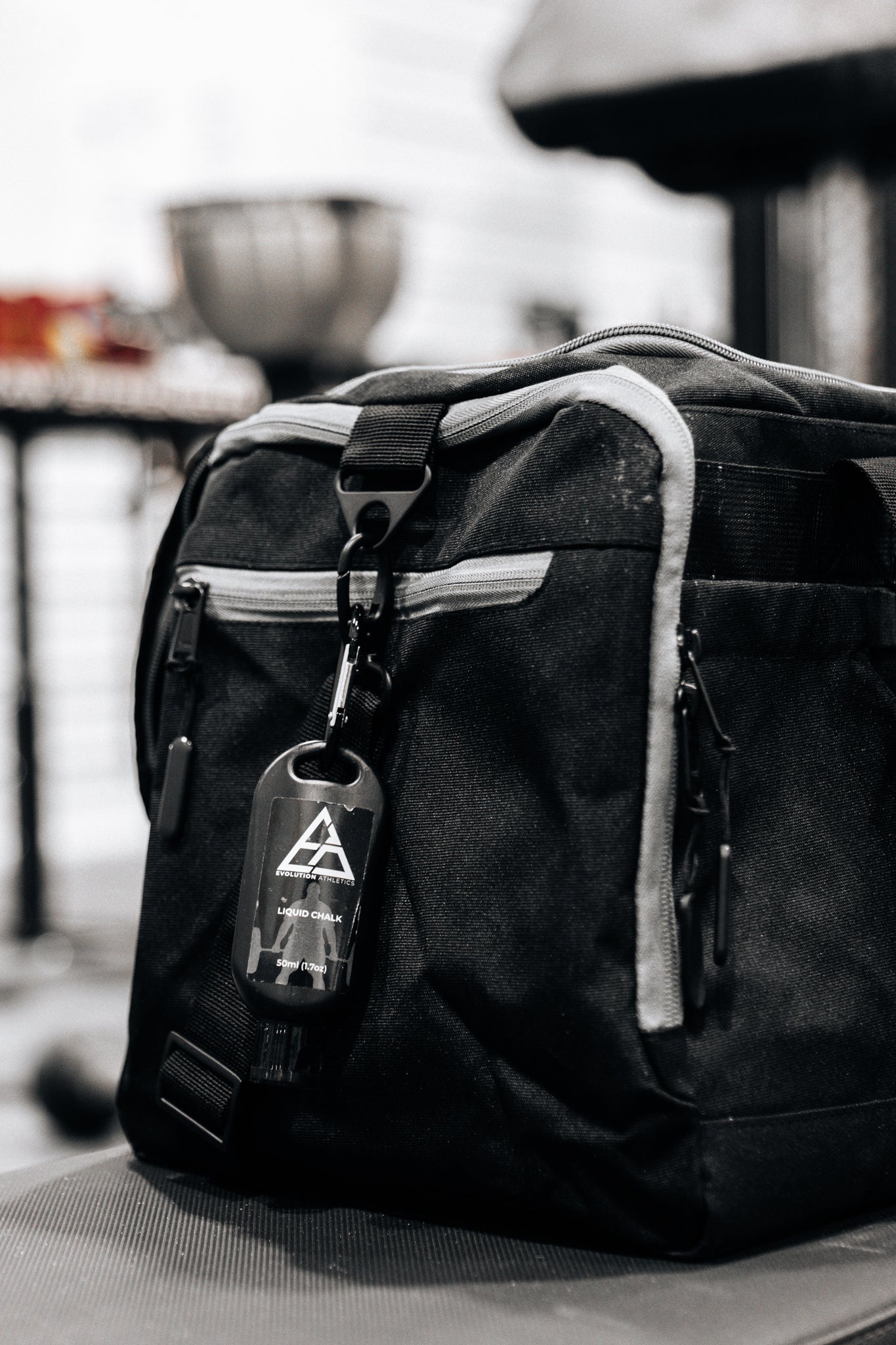 STRONGEST ARM ON EARTH Gym Duffel Bag by Brian Shaw