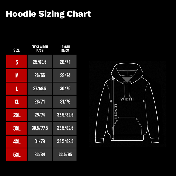 Sizing chart