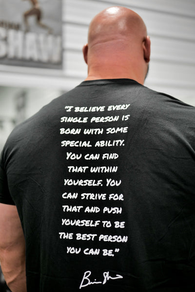 BORN FOR GREATNESS QUOTE T-SHIRT