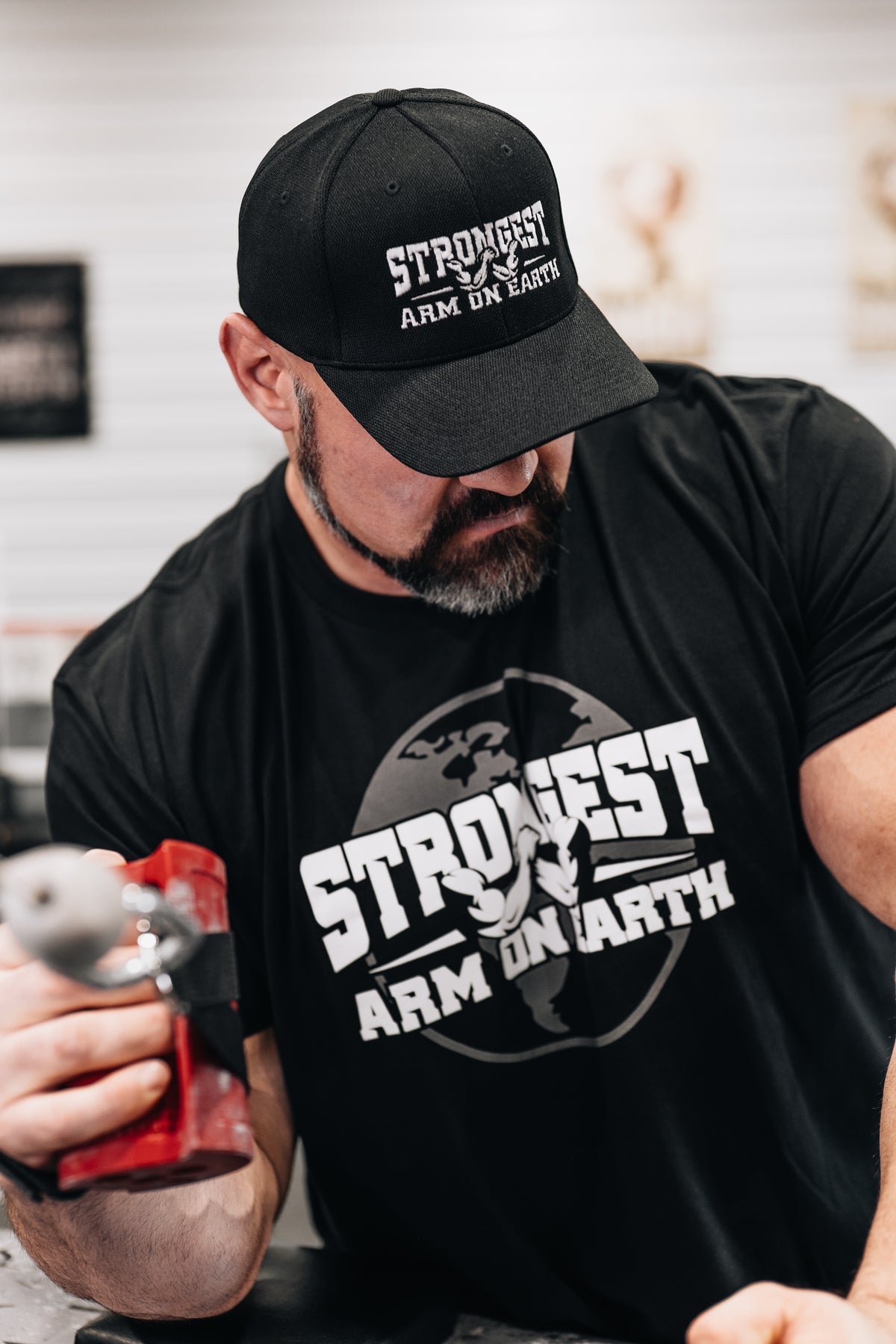STRONGEST ARM ON EARTH HAT