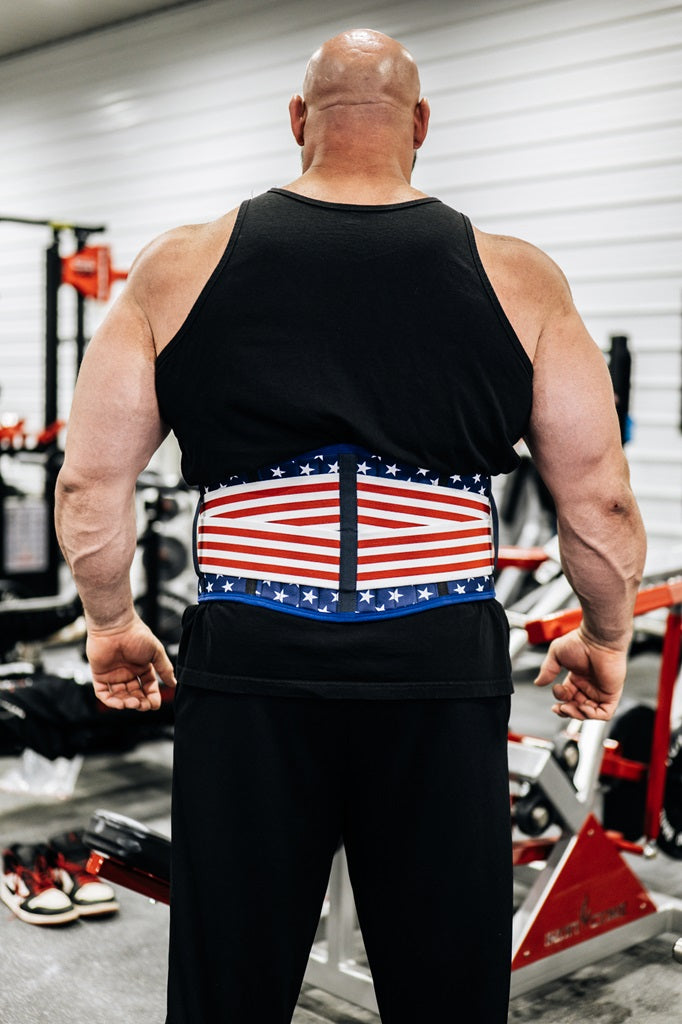 Born In The USA Support Belt by Evolution Athletics
