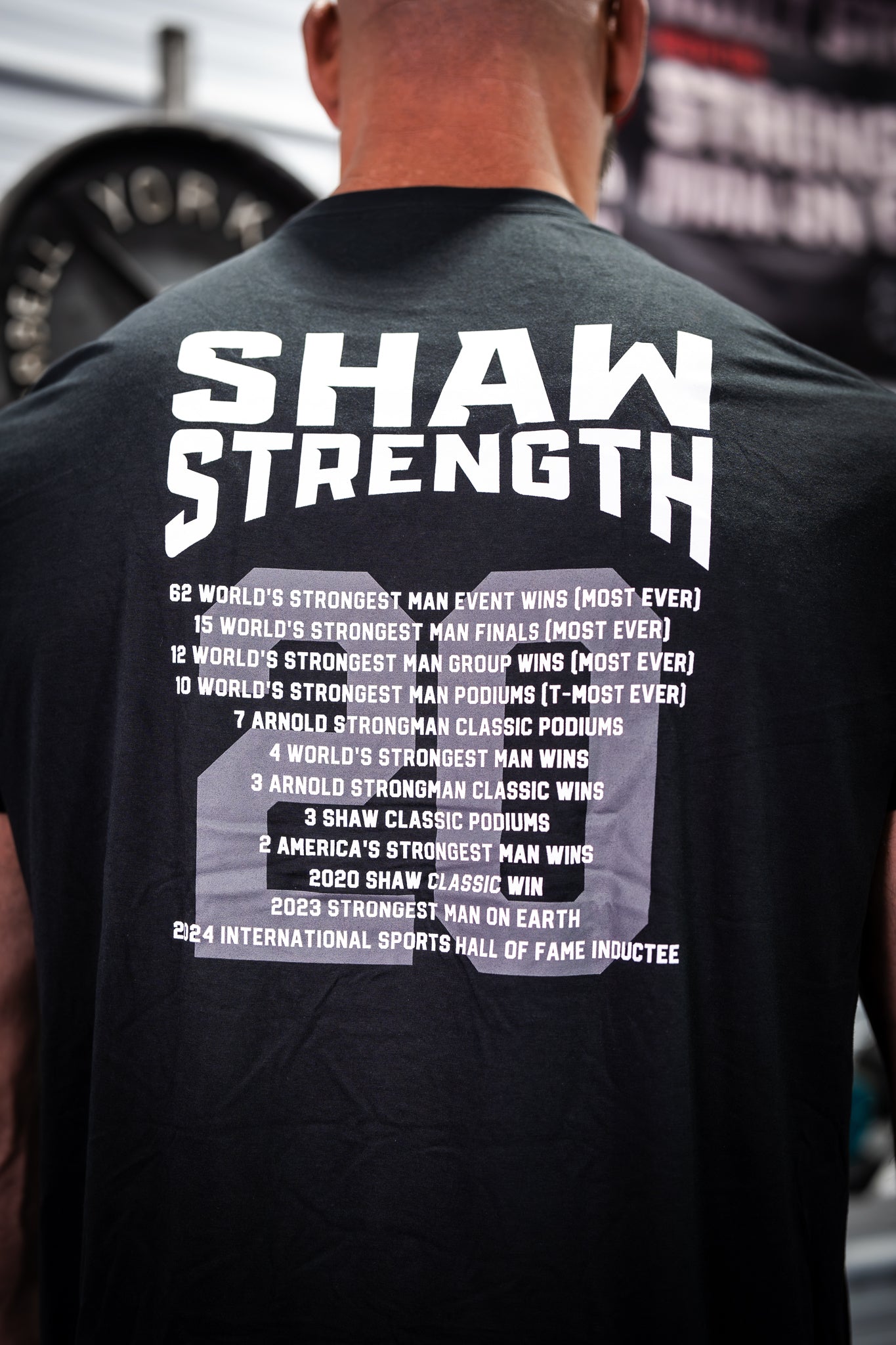 20 Years of Greatness World Tour T-Shirt by Brian Shaw
