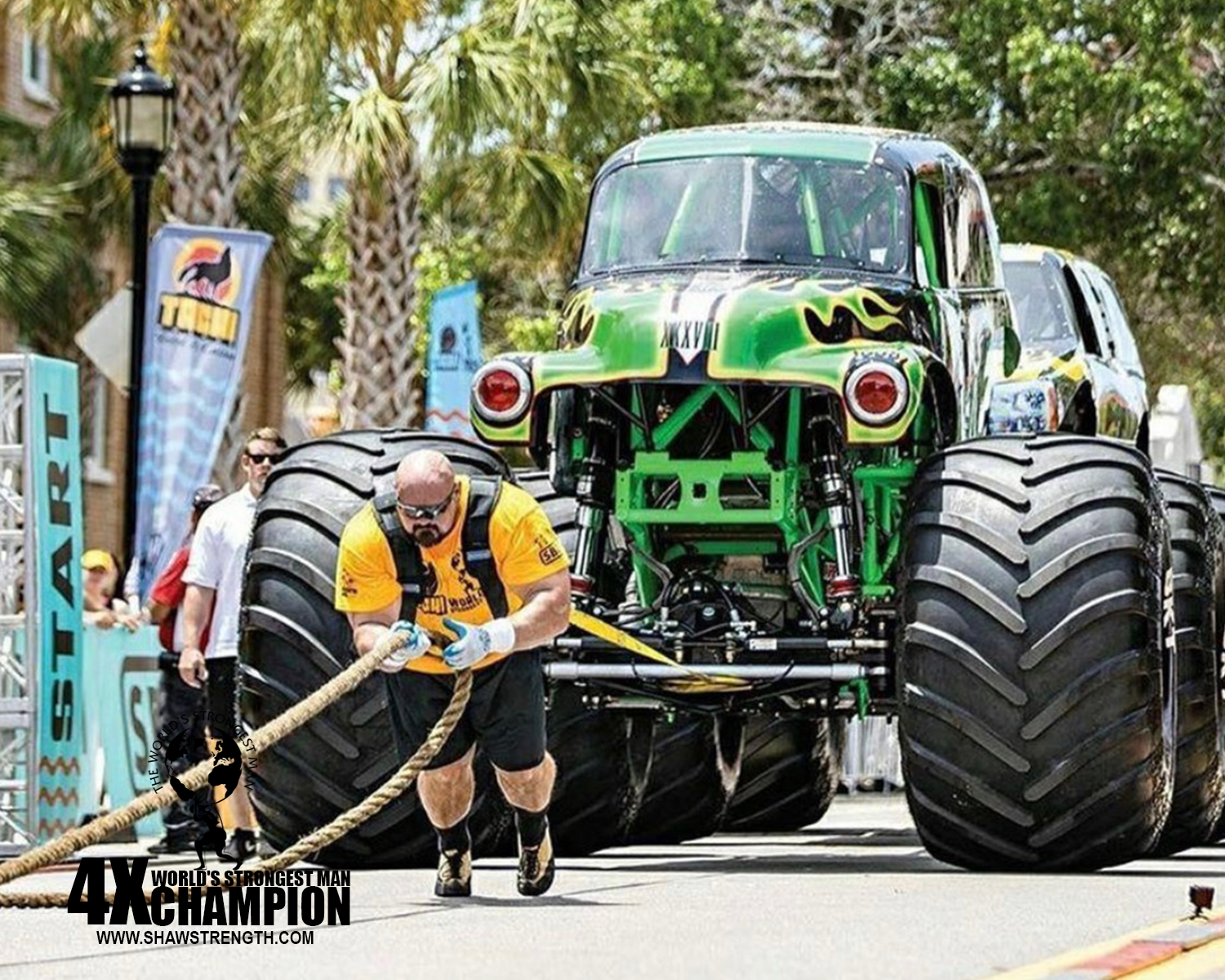 PERSONALIZED MONSTER TRUCK PULL PICTURE
