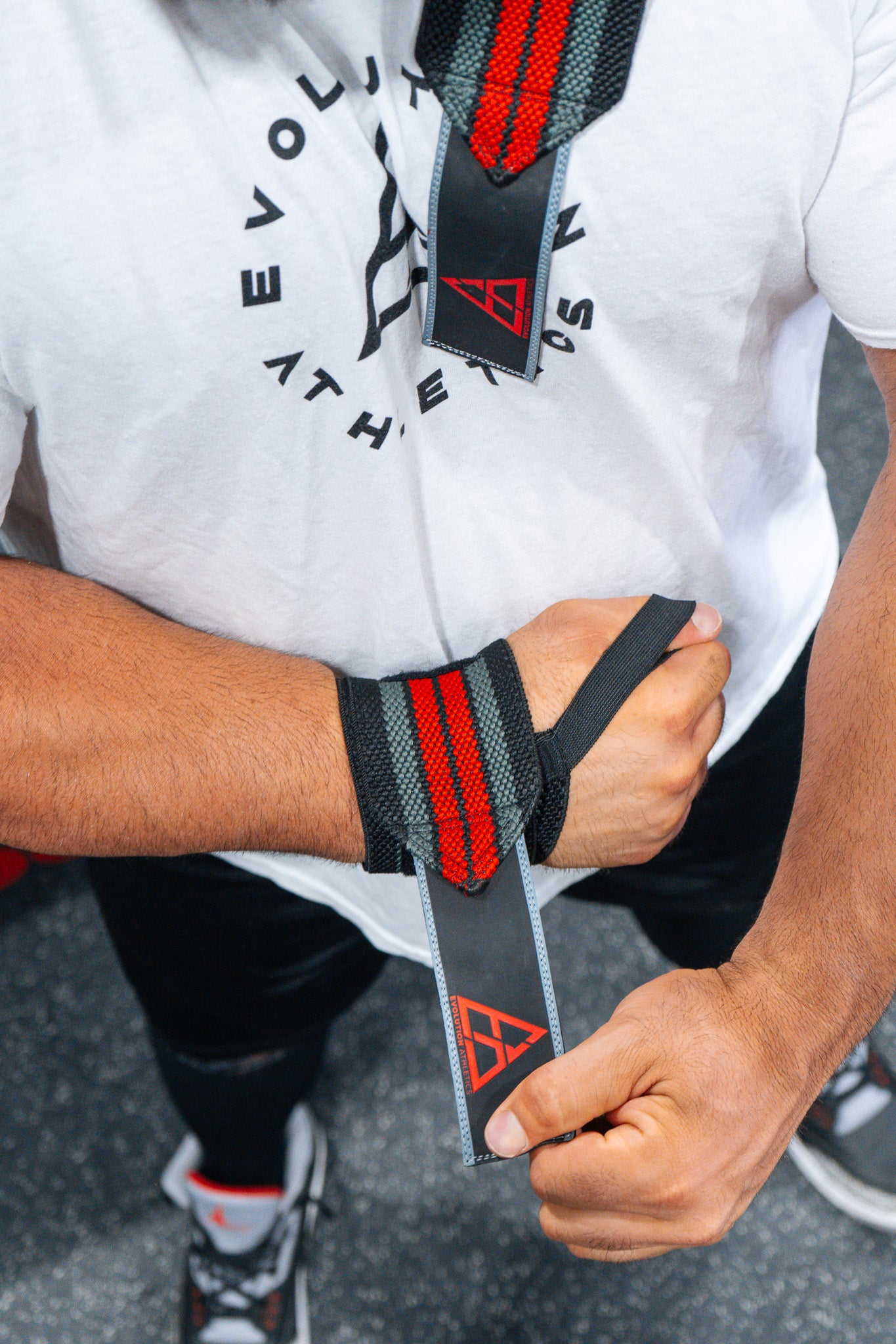 LIMITED ED. STRONGEST MAN ON EARTH WRIST WRAPS 20"