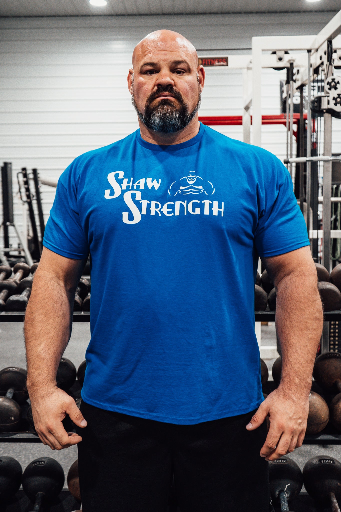 BLUE OG SS T-SHIRT - ALL SALES FINAL – Shaw Strength