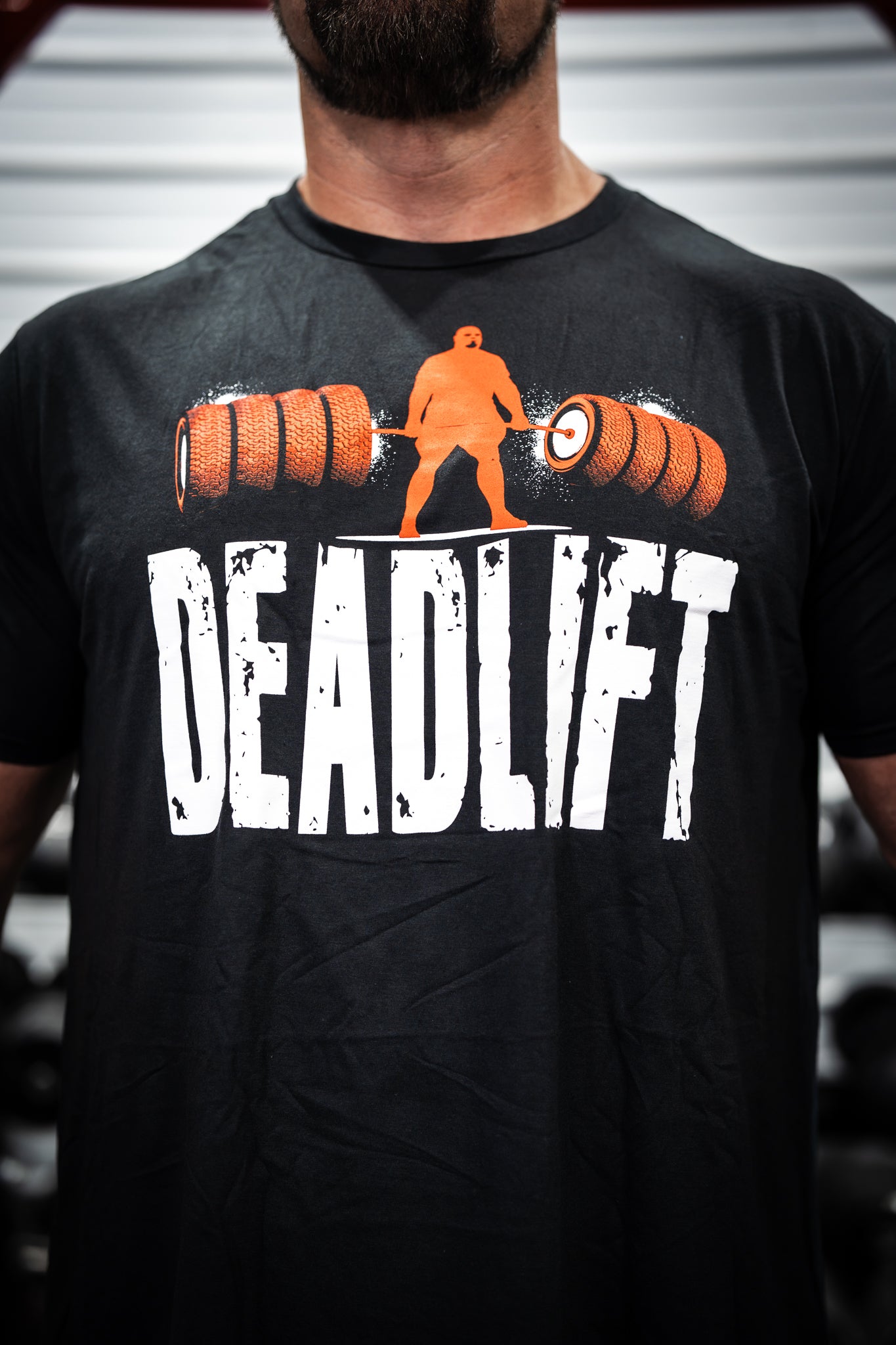 HUMMER TIRE DEADLIFT T-SHIRT BY BRIAN SHAW