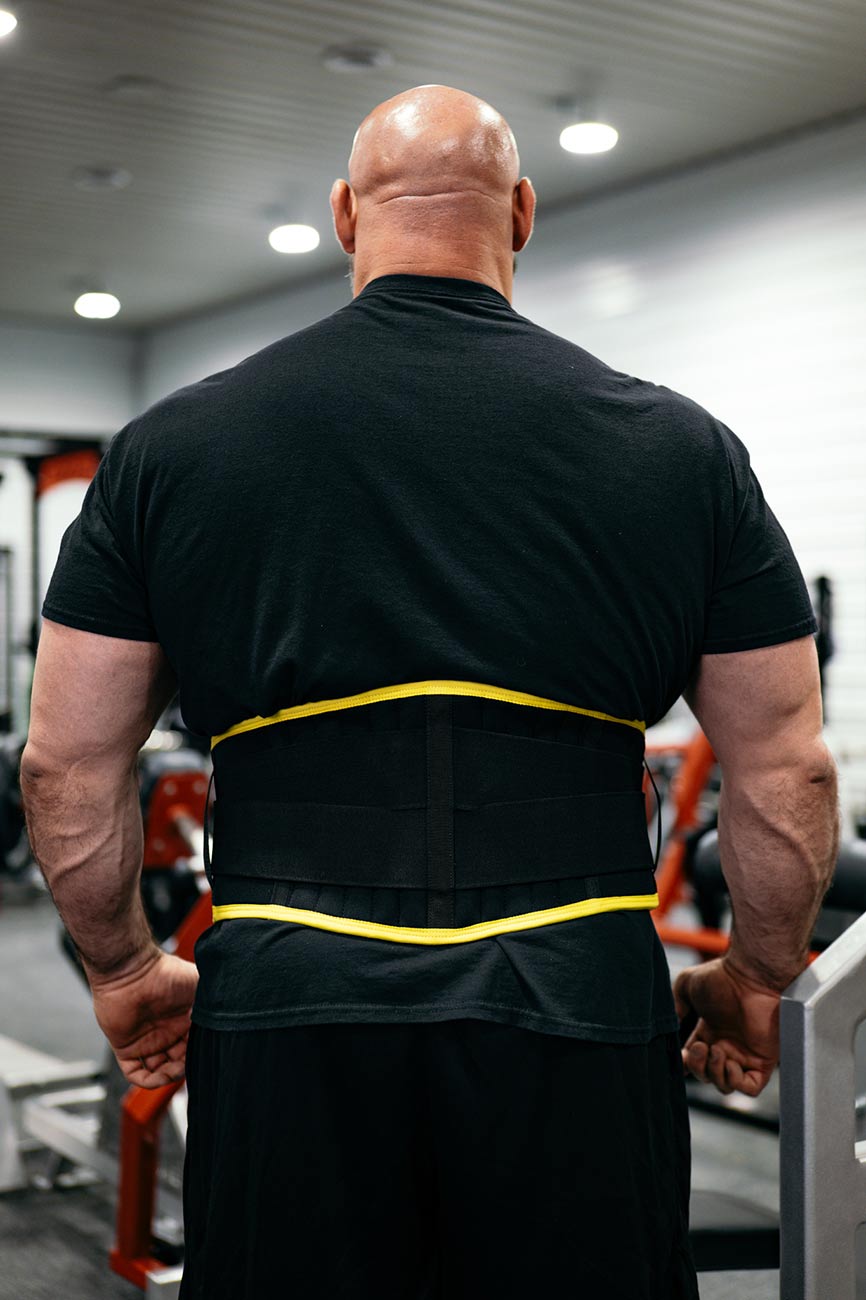 STRONGEST MAN ON EARTH Support Belt - Black & Gold