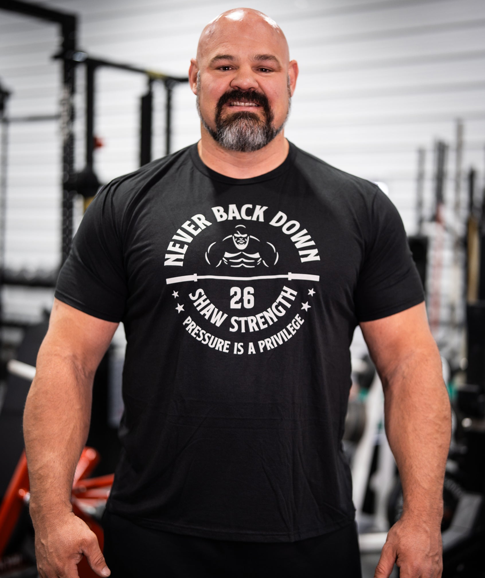 Shaw Strength Never Back Down T-Shirt