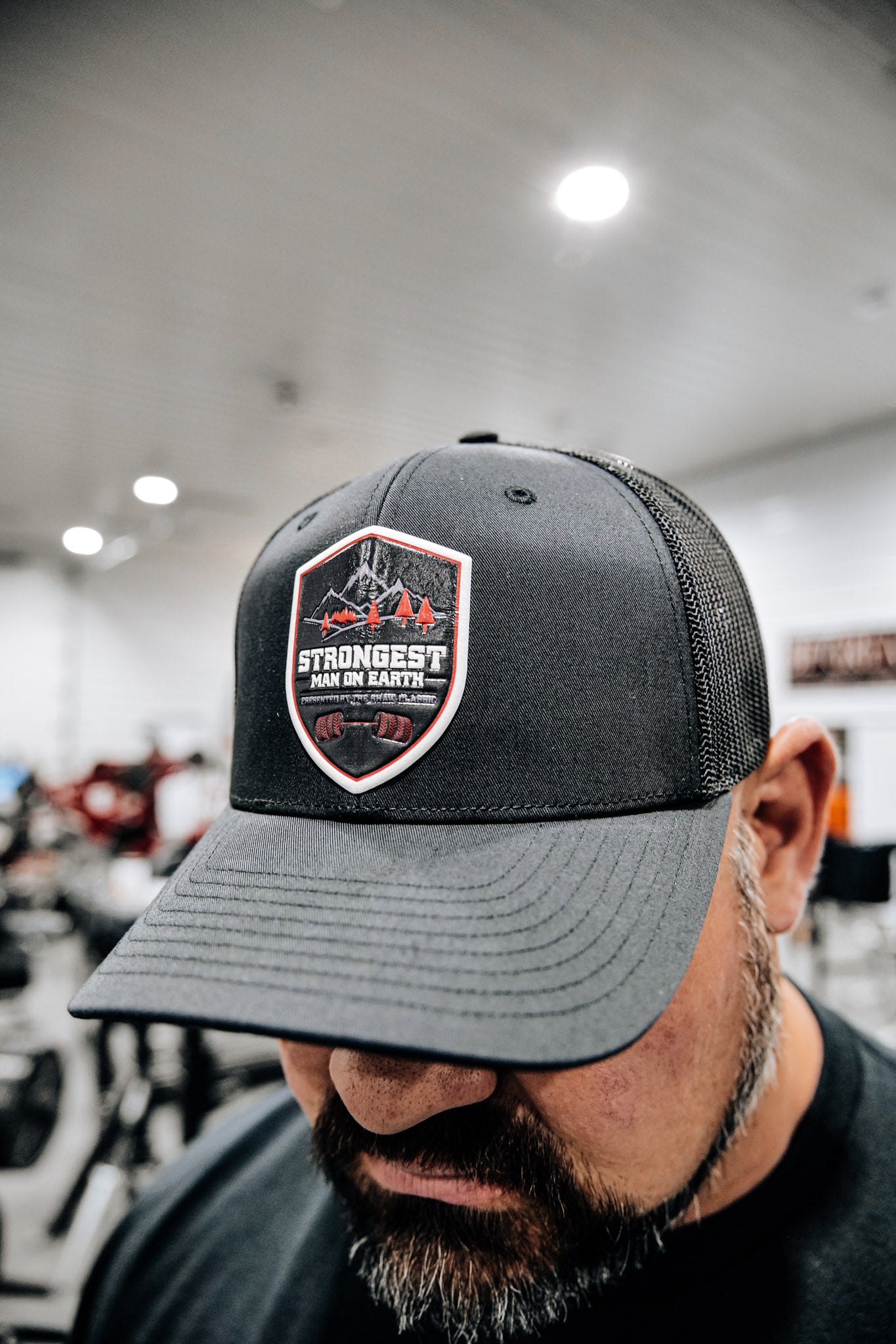 STRONGEST MAN ON EARTH PATCH HAT