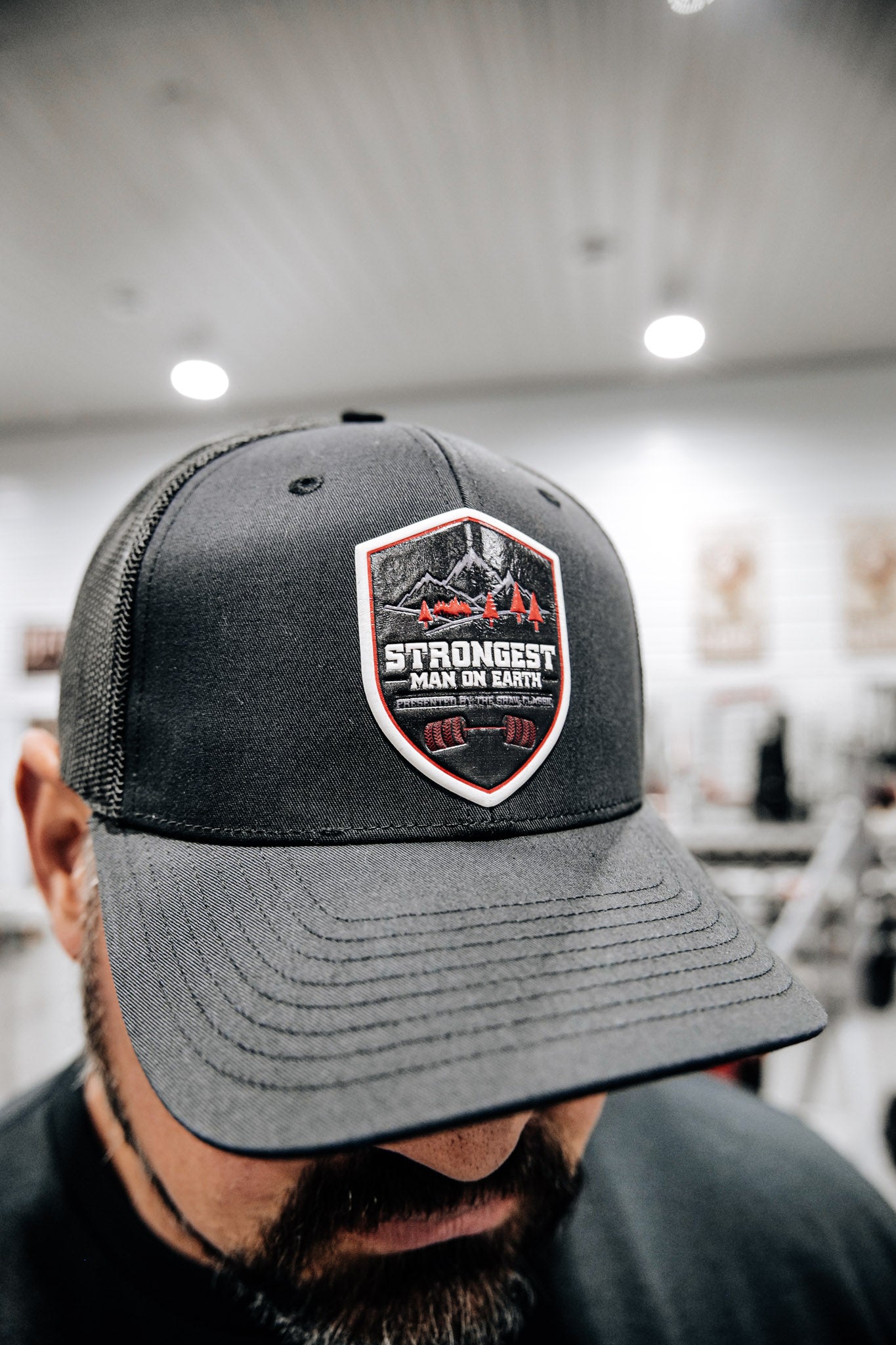 STRONGEST MAN ON EARTH PATCH HAT