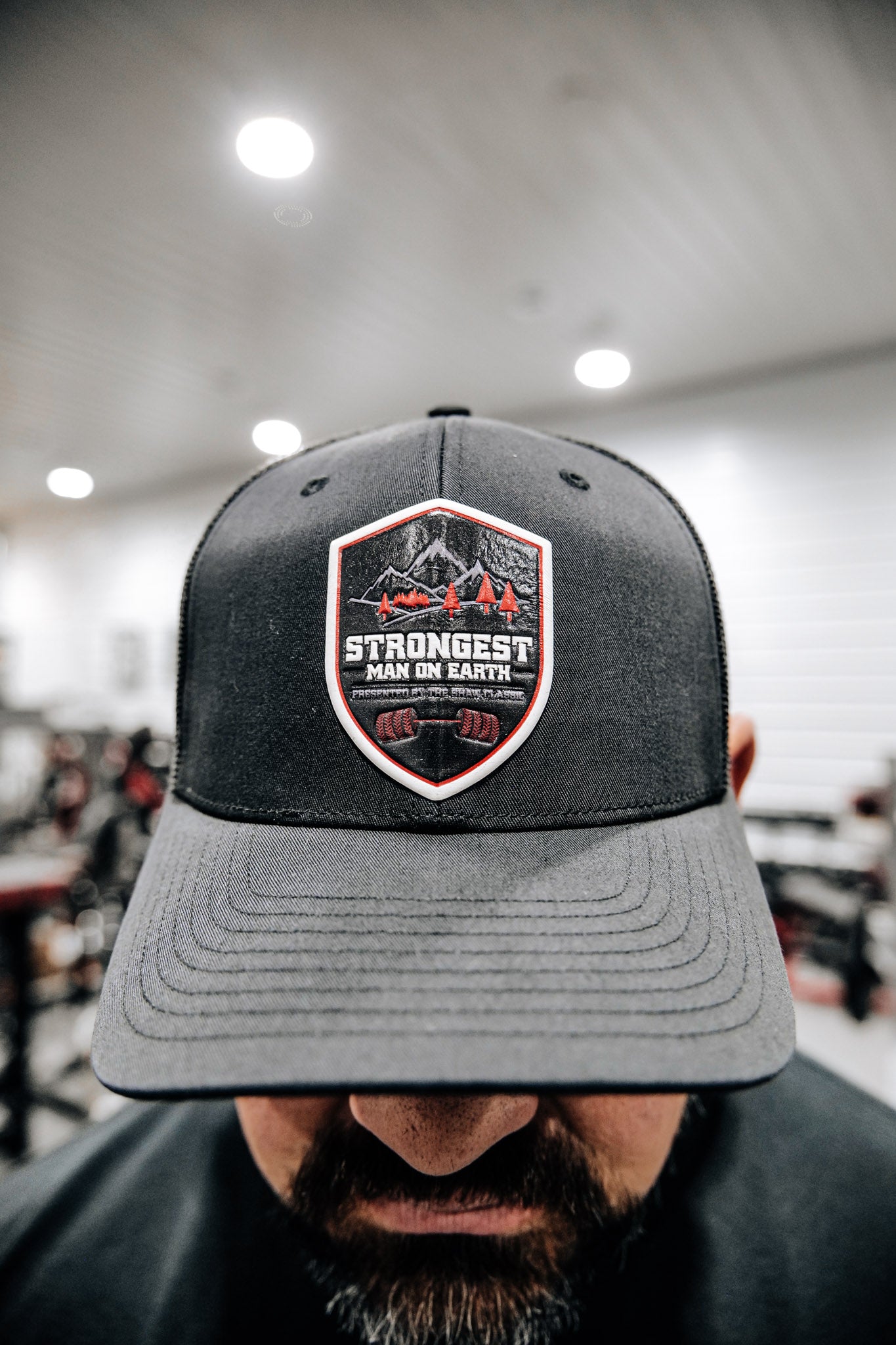 STRONGEST MAN ON EARTH PATCH HAT