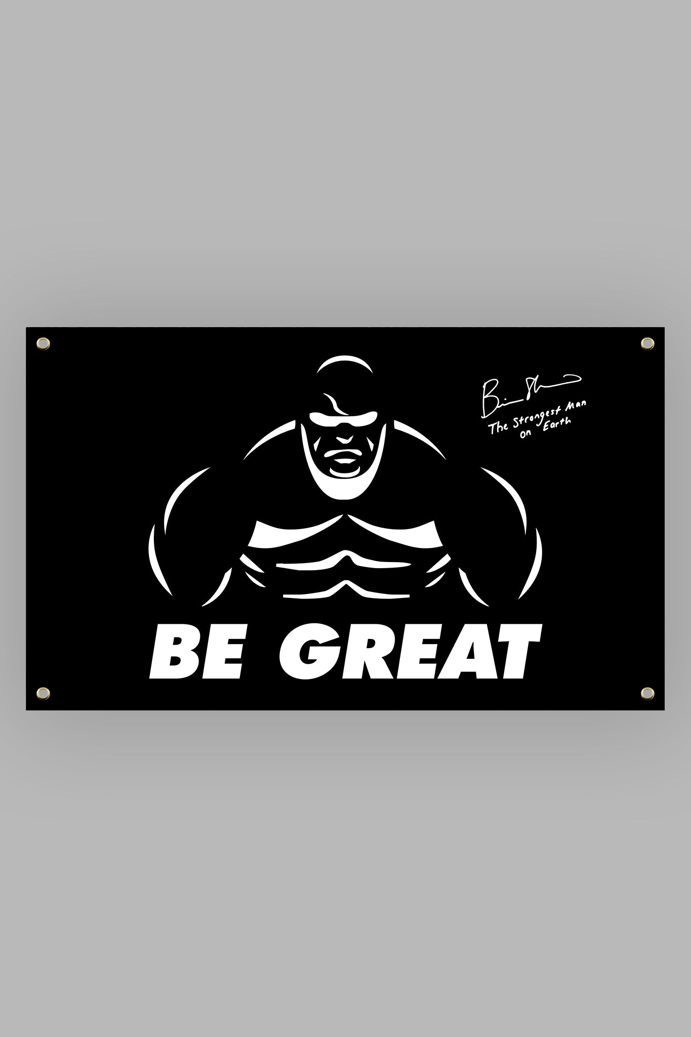 BE GREAT GYM FLAG