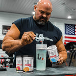 Brian Shaw using Create BCAA/EAA+ nutritional supplement made by Undefined Nutrition