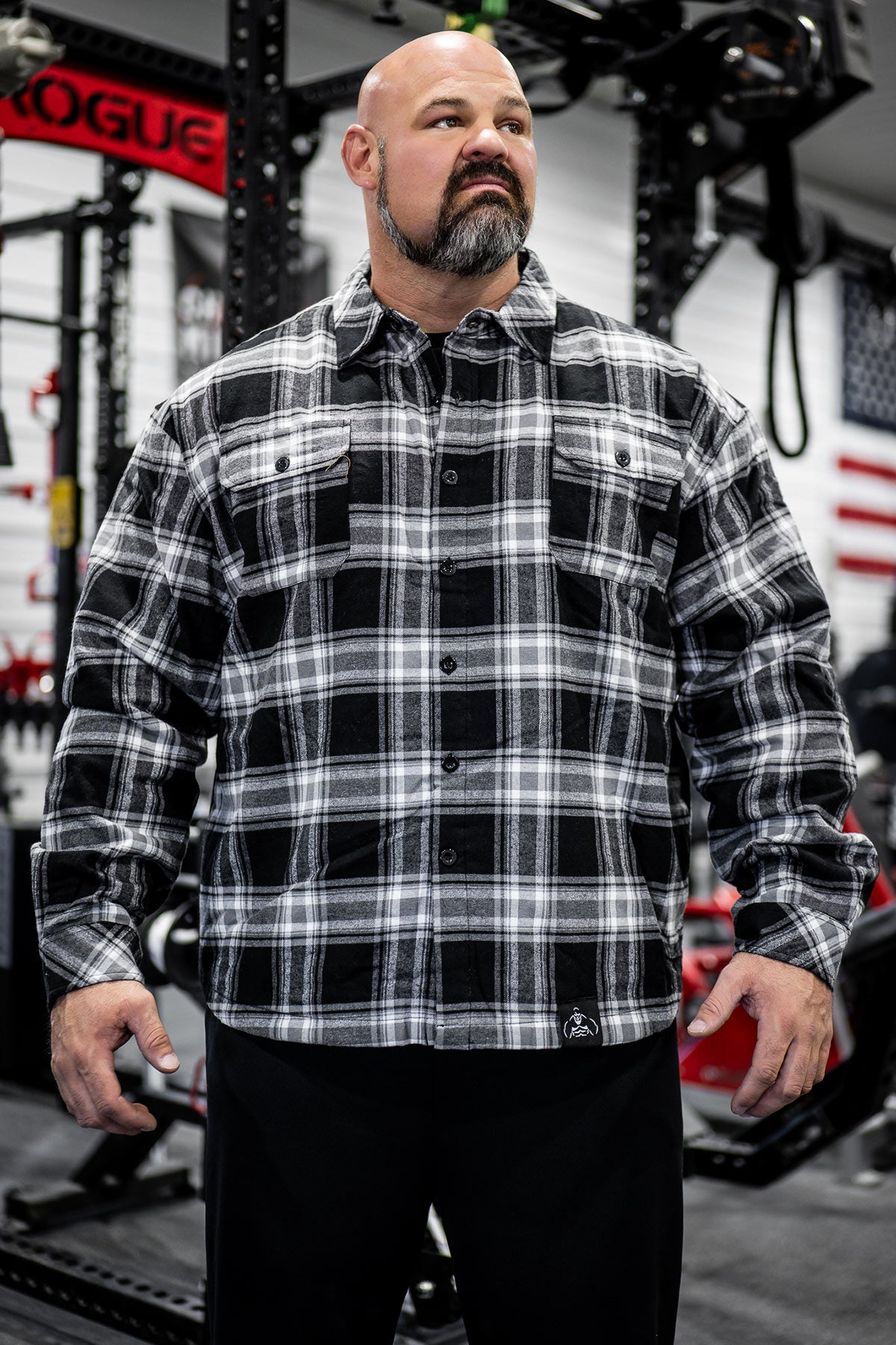 Shaw Strength Black and White Flannel Jacket