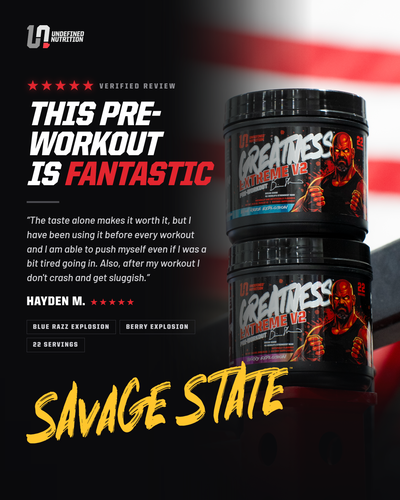 SAVAGE STATE GREATNESS EXTREME V2 PRE-WORKOUT