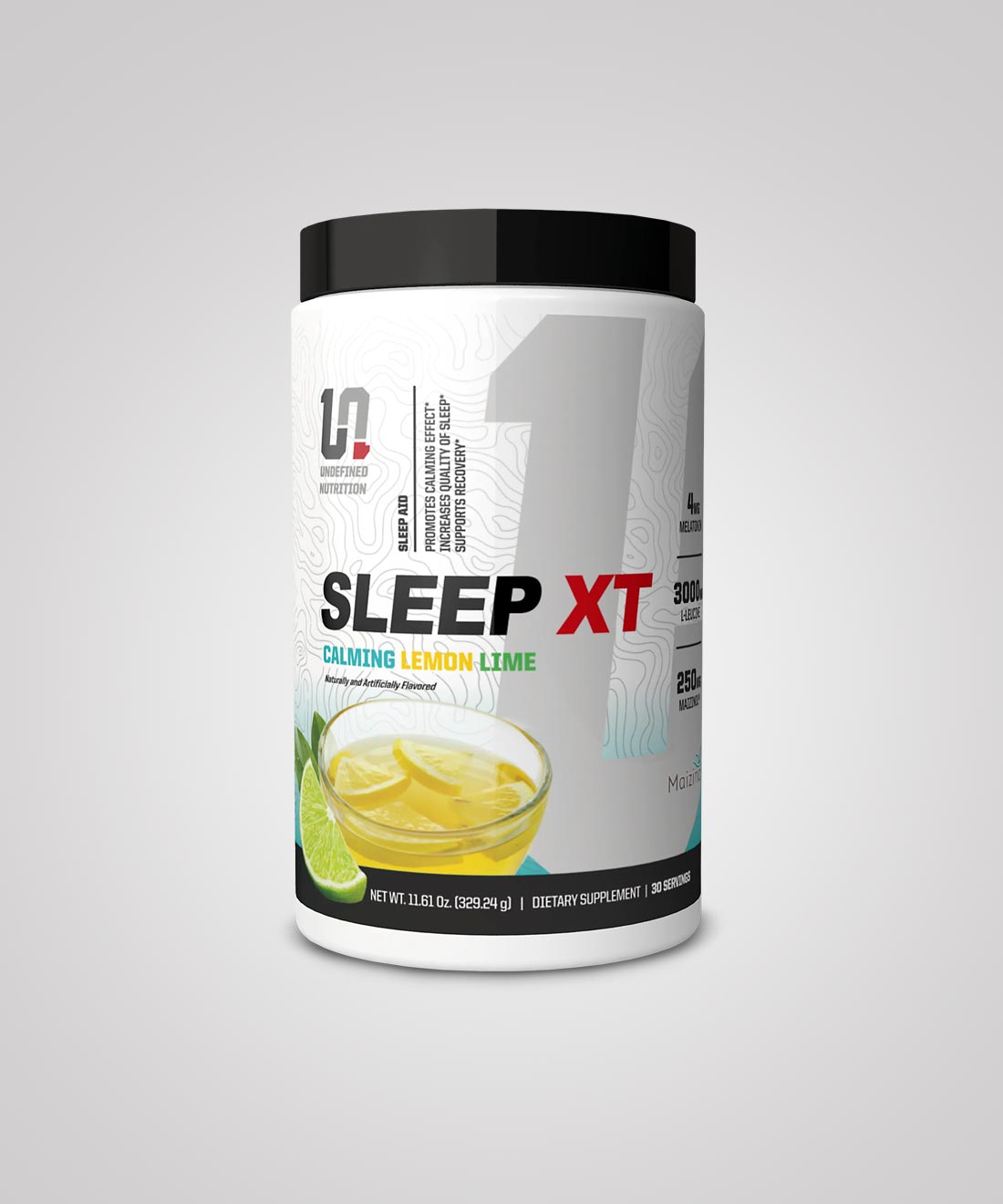 Sleep XT - Calming Lemon Lime flavor nutritional supplement made by Undefined Nutrition - Brian Shaw