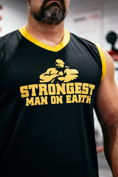 STRONGEST MAN ON EARTH Basketball Jersey