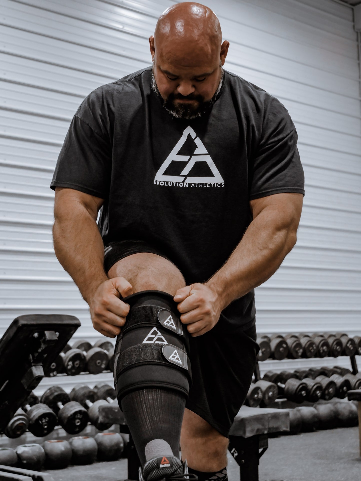 BLACK XTREME POWER KNEE SLEEVES