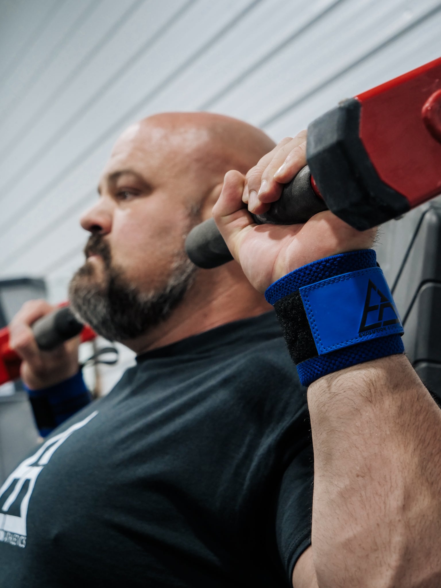 BLUE/BLACK WRIST WRAPS 20