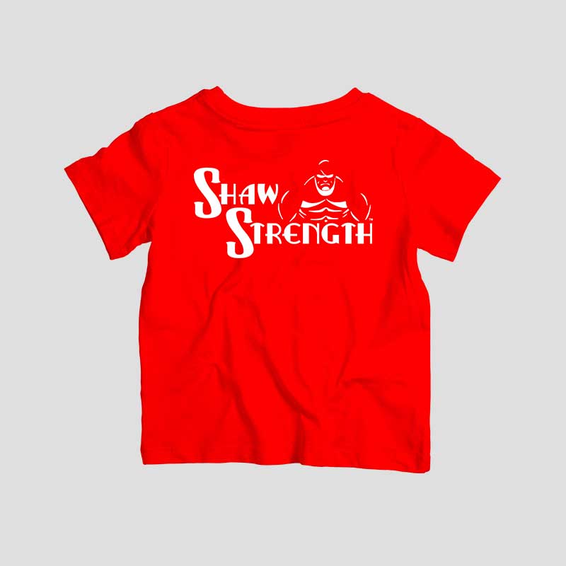 KIDS SHAW STRENGTH T-SHIRT - RED